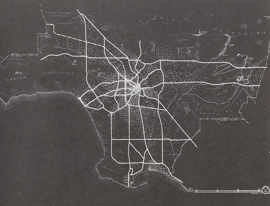 Freeway Plan for Los Angeles