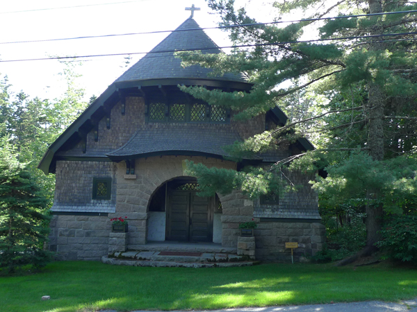 Shingle Style church in Seal Harbor