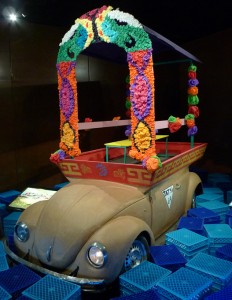 fiesta bug on display at the Museo Antropologia